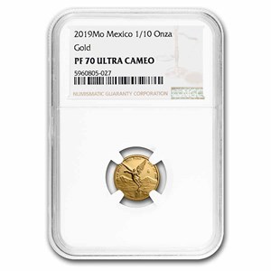 Buy 2019 Mexico 1/10 oz Gold Libertad PF-70 NGC | APMEX