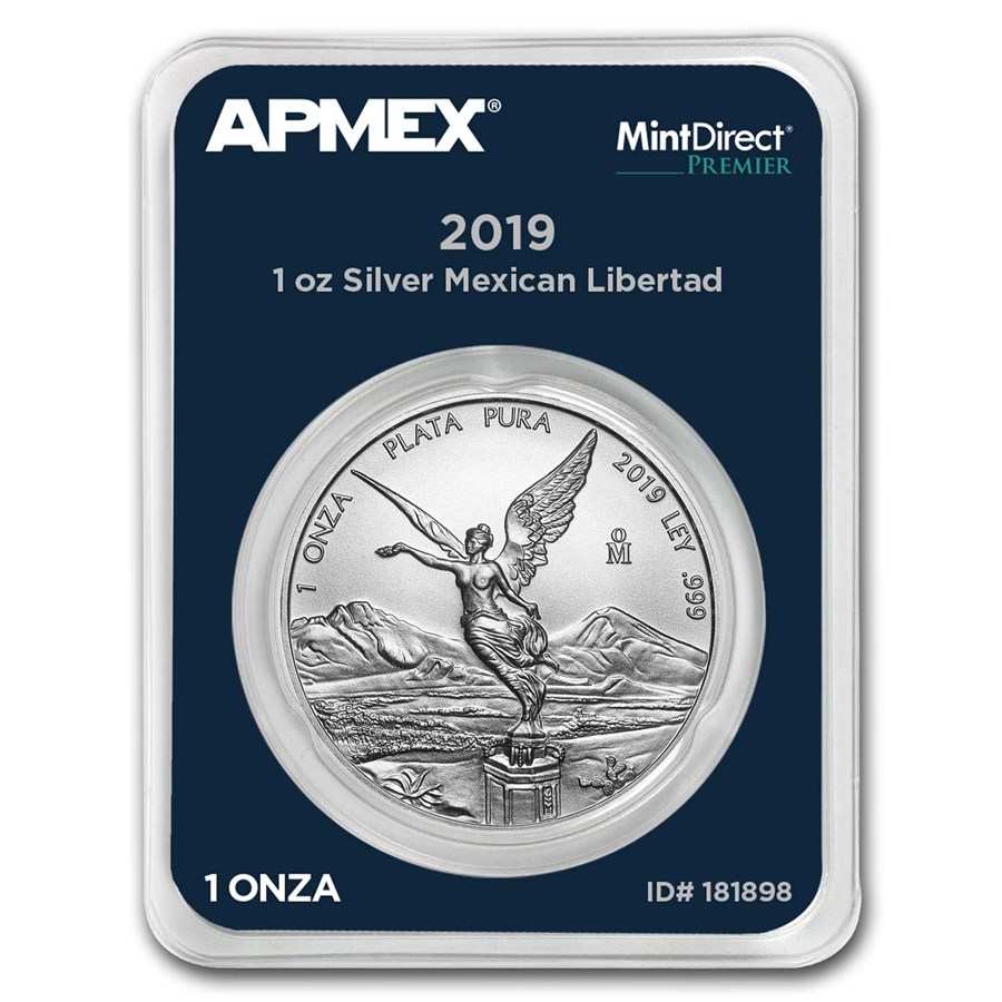 2019 Mexico 1 oz Silver Libertad (MintDirect® Premier Single)