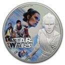 2019 Niue 1 oz Silver $2 Star Wars The Rise of Skywalker: Rey