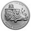 2019 Niue 1 oz Silver Czech Lion BU