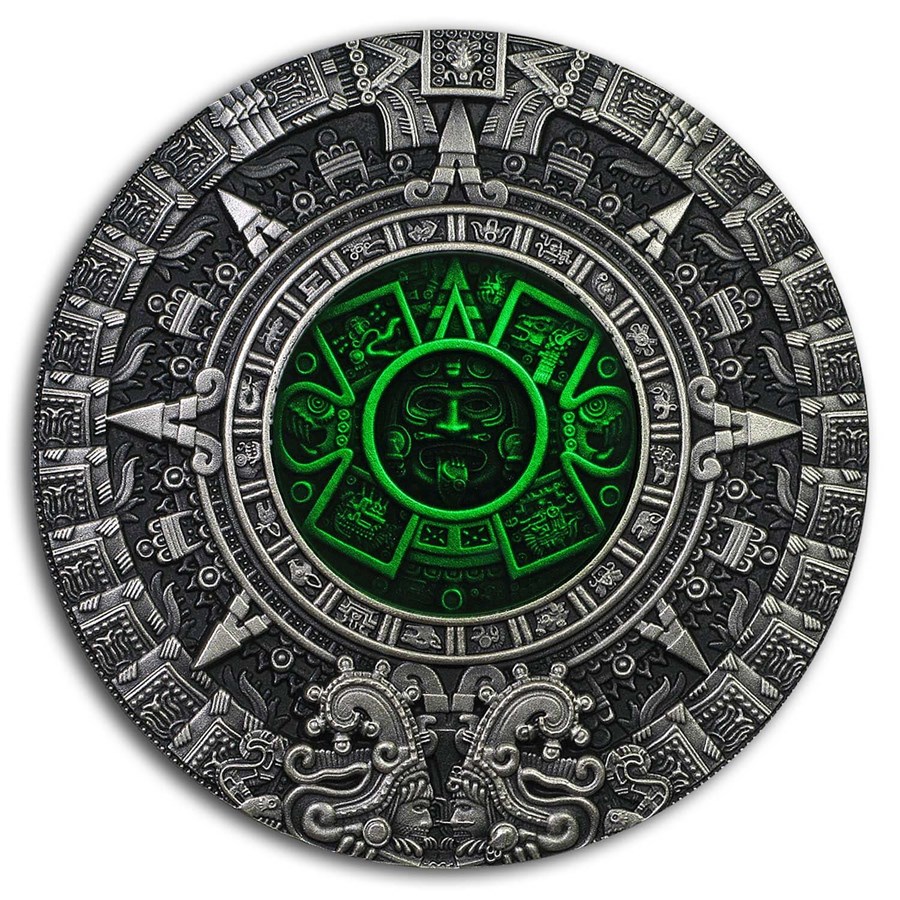 Buy 2019 Niue 2 oz Silver Aztec Calendar APMEX