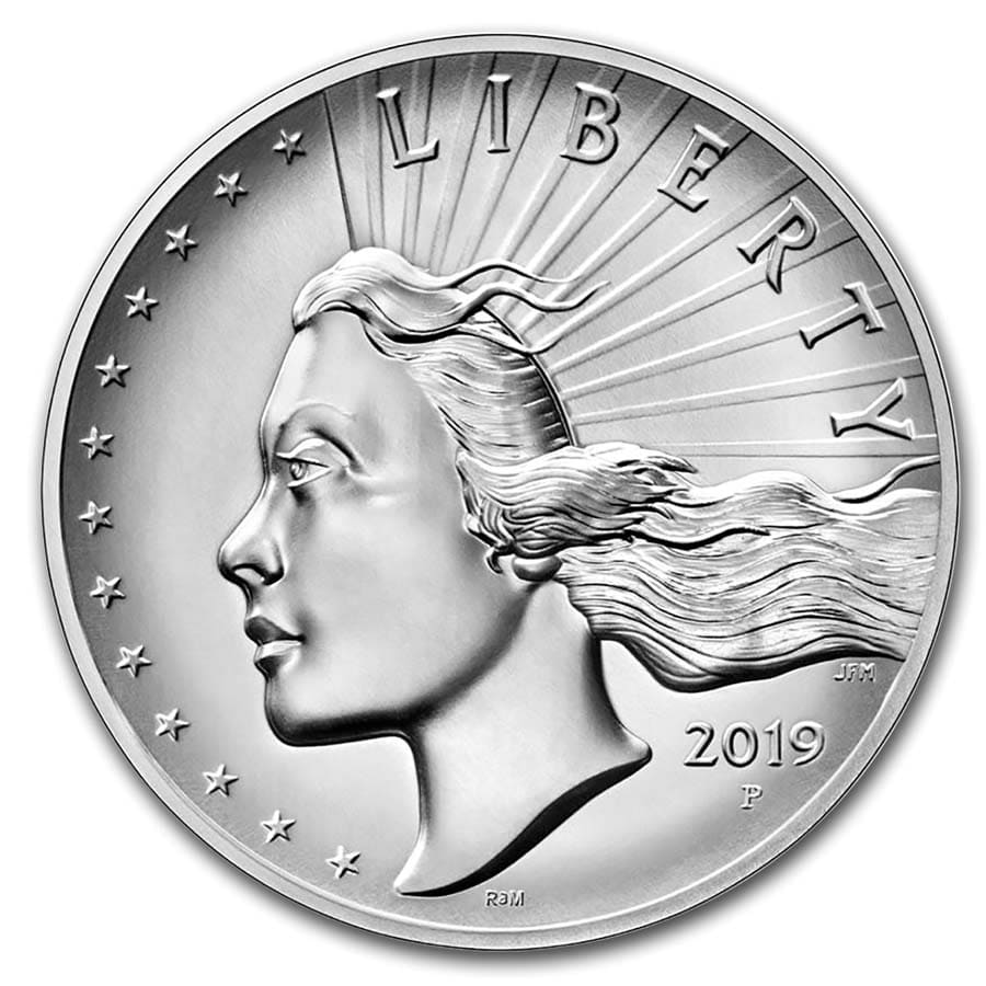 Buy 2019 P 2.5oz Silver American Liberty High Relief | APMEX