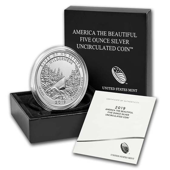 2019-P Silver ATB Frank Church River, ID (w/Box & COA)