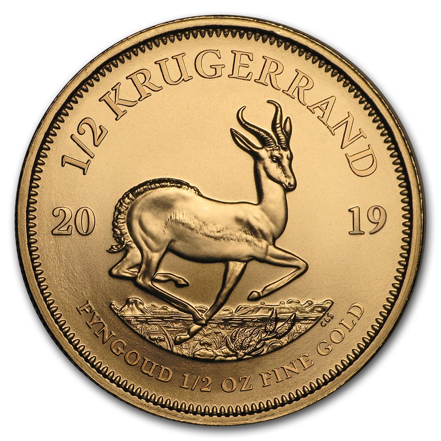 2019 South Africa 1/2 oz Gold Krugerrand