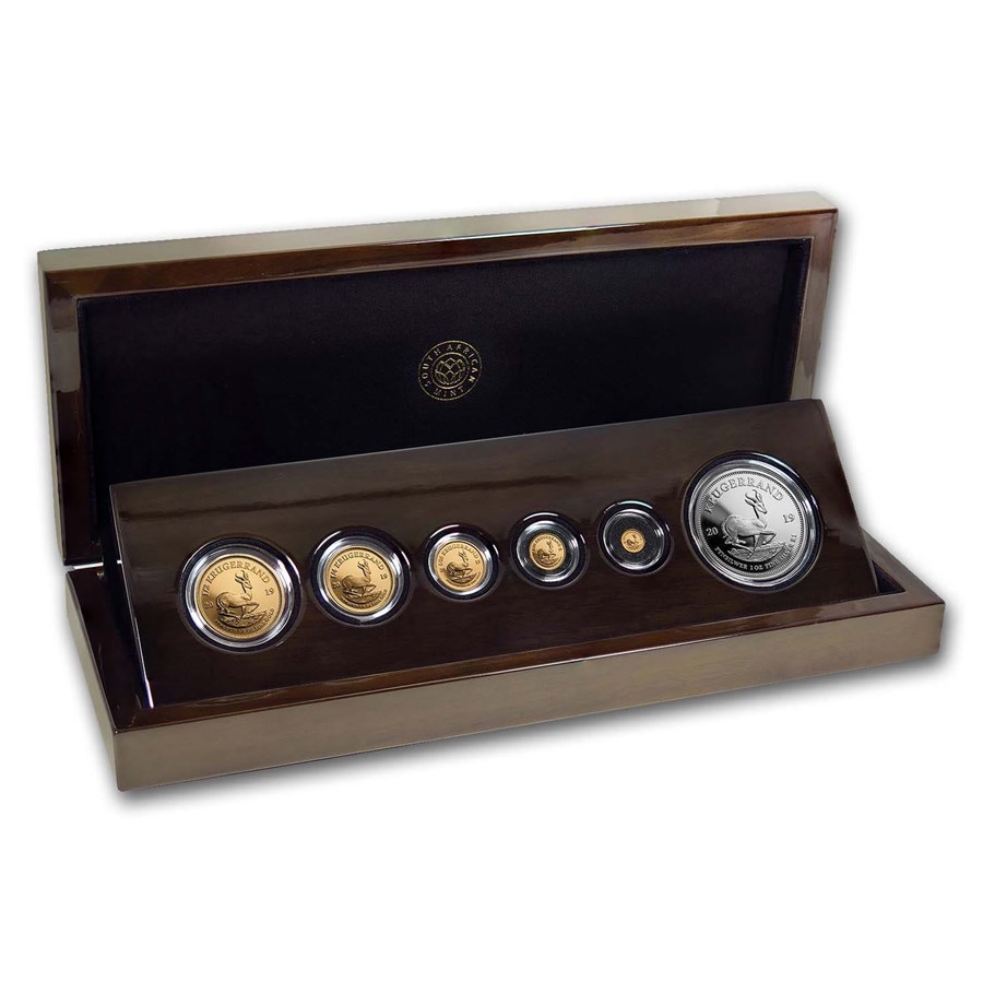 Buy 2019 South Africa 6-coin Gold & Silver Krugerrand Proof Set | APMEX