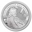 2019 Tuvalu 2 oz Silver American Eagle Piedfort with Pig Privy