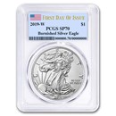 2019-W Burnished American Silver Eagle SP-70 PCGS (FDI)