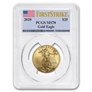 2020 1/2 oz American Gold Eagle MS-70 PCGS (FirstStrike®)
