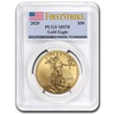 2020 1 oz American Gold Eagle MS-70 PCGS (FirstStrike®)