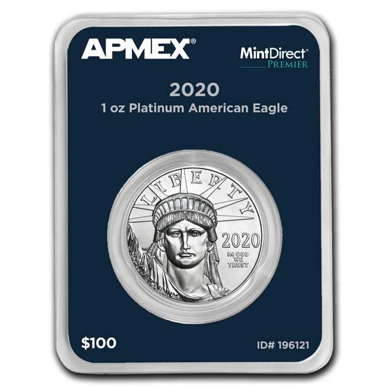 2020 1 oz American Platinum Eagle (MintDirect® Premier Single)