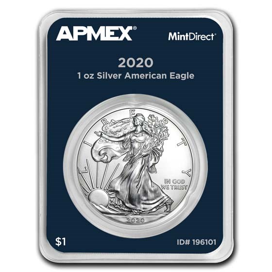 2020 1 oz American Silver Eagle (MintDirect® Single)