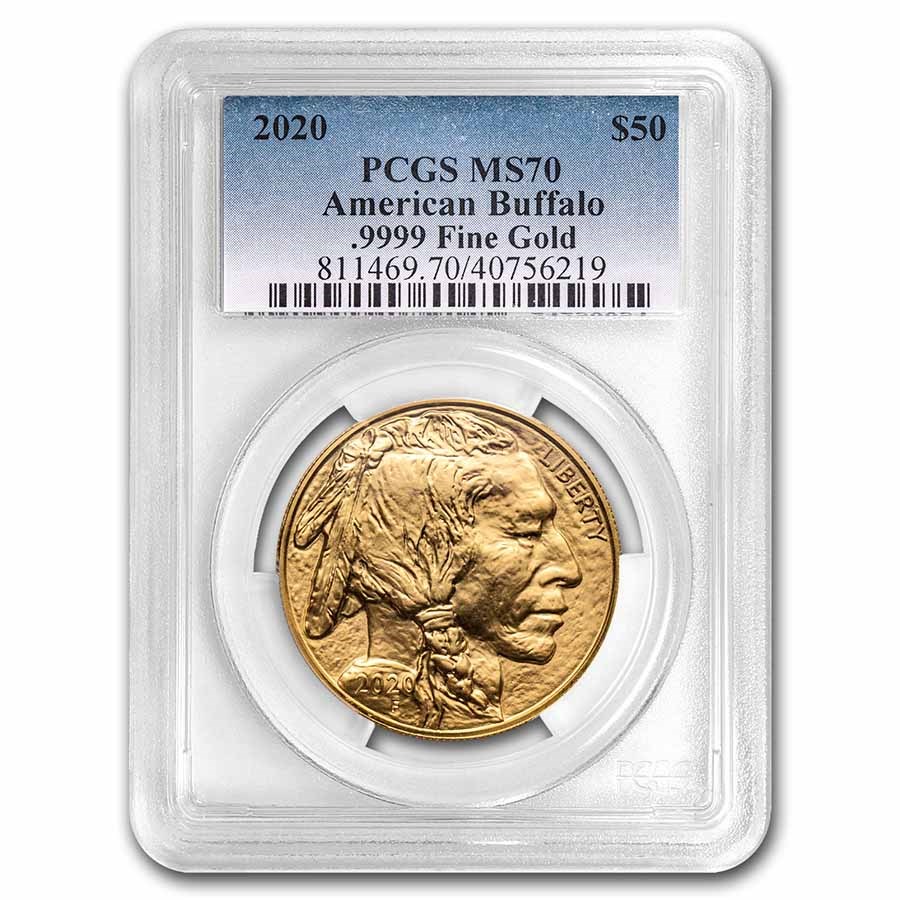 2020 1 oz Gold Buffalo MS-70 PCGS