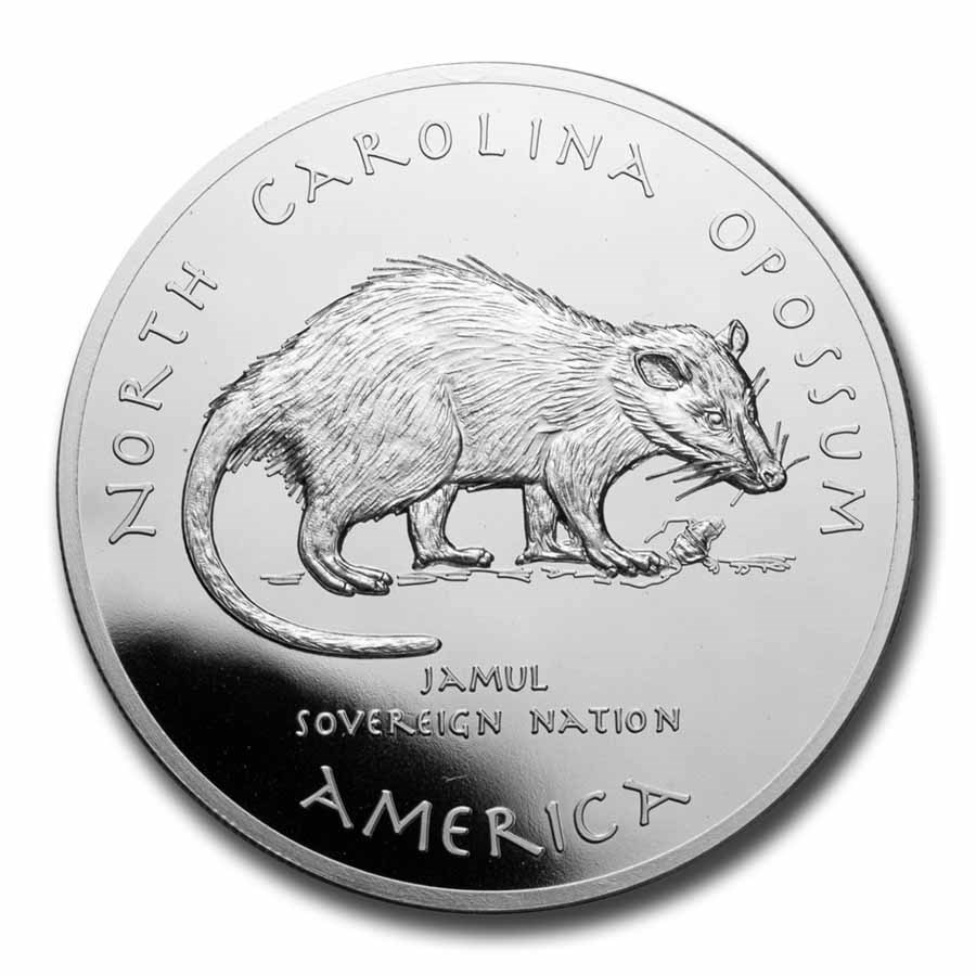 Buy 2020 1 oz Silver State Dollars North Carolina Opossum APMEX