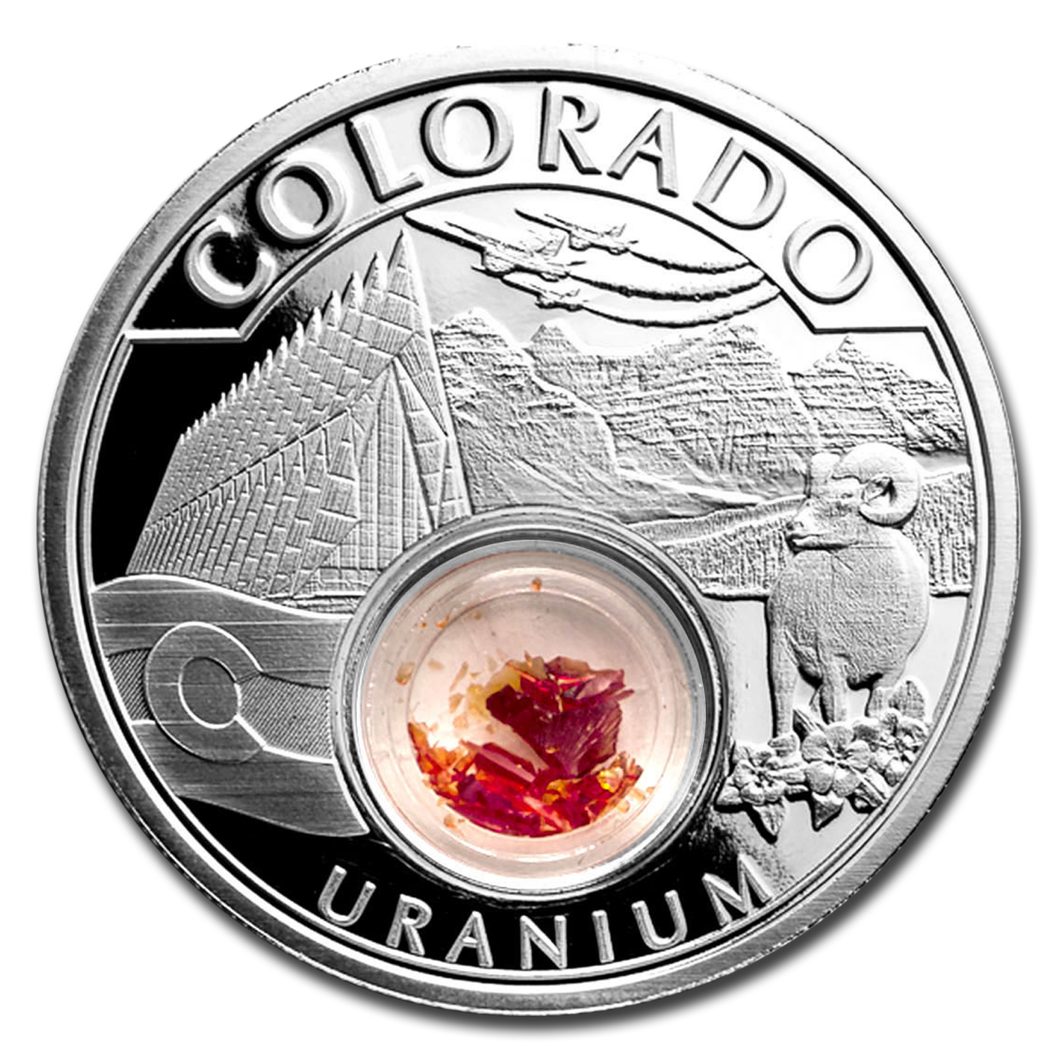 Buy 2020 1 oz Silver Treasures of the U.S. Colorado Uranium APMEX