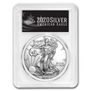 2020 American Silver Eagle MS-70 PCGS (First Day, Black Label)