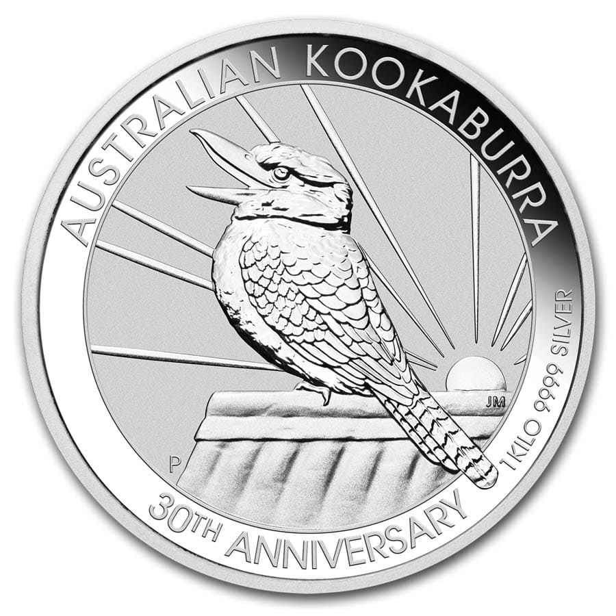 2020 Australia 1 kilo Silver Kookaburra BU