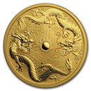 2020 Australia 1 oz Gold Double Dragon BU