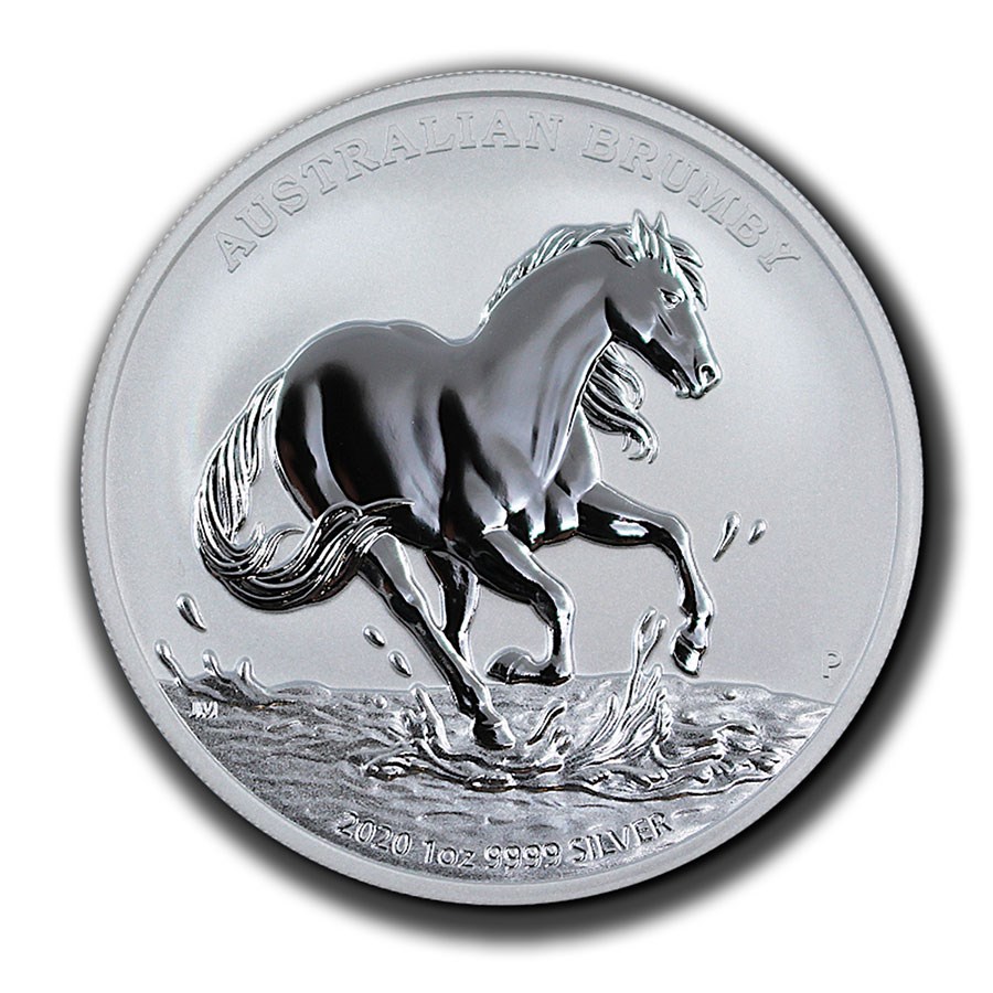 2020 Australia 1 oz Silver Australian Brumby BU