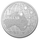 2020 Australia 1 oz Silver Beneath the Southern Sky BU