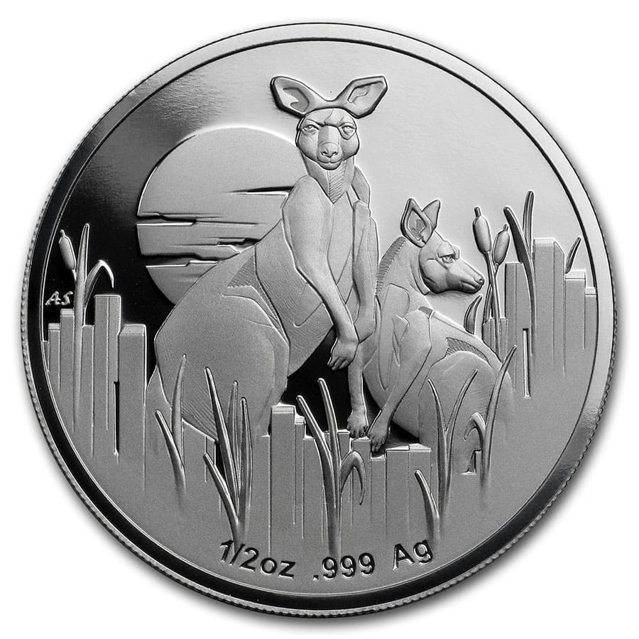 2020 Australia Silver $1 Kangaroo at Dawn Proof