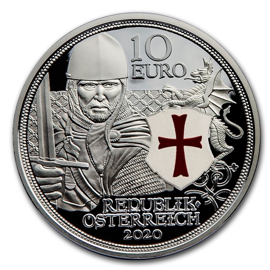 Buy 2020 Austria Proof Silver €10 Knights' Tales (Courage) | APMEX