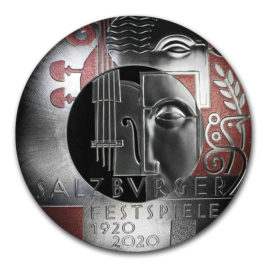 2020 Austria Silver €20 Centenary of the Salzburg Festival