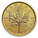 2020 Canada 1/2 oz Gold Maple Leaf BU