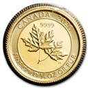 2020 Canada 1/4 oz Gold Twin Maples BU