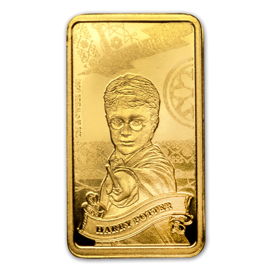 Buy 2020 Cook Islands 1/2 Gram Gold Harry Potter Ingot (Harry Potter ...