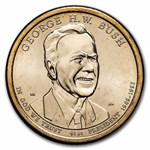 2020-D George H.W Bush Presidential Dollar BU