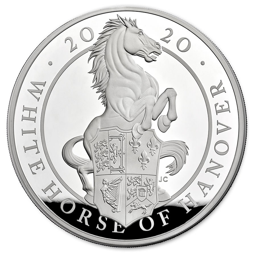 Buy 2020 GB Proof 10 oz Silver Queen's Beasts White Horse (Box & COA ...