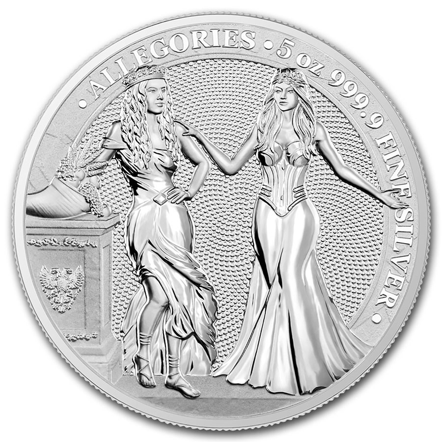 2020 Germania Allegories 5 oz Silver Round BU (Italia)