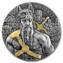 2020 Germania Warriors 2 oz Silver Round Antiqued (Ariowit)