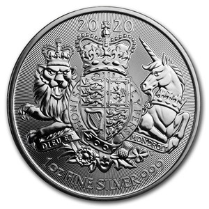 Buy 2020 Great Britain 1 oz Silver The Royal Arms BU | APMEX