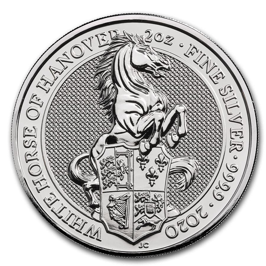 Buy 2020 2 oz Silver Queen's Beasts The White Horse | APMEX