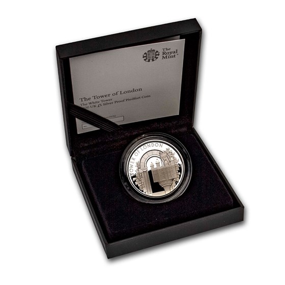 Buy 2020 Great Britain £5 Silver Proof The White Tower Piedfort 