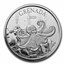 2020 Grenada 1 oz Silver Octopus BU