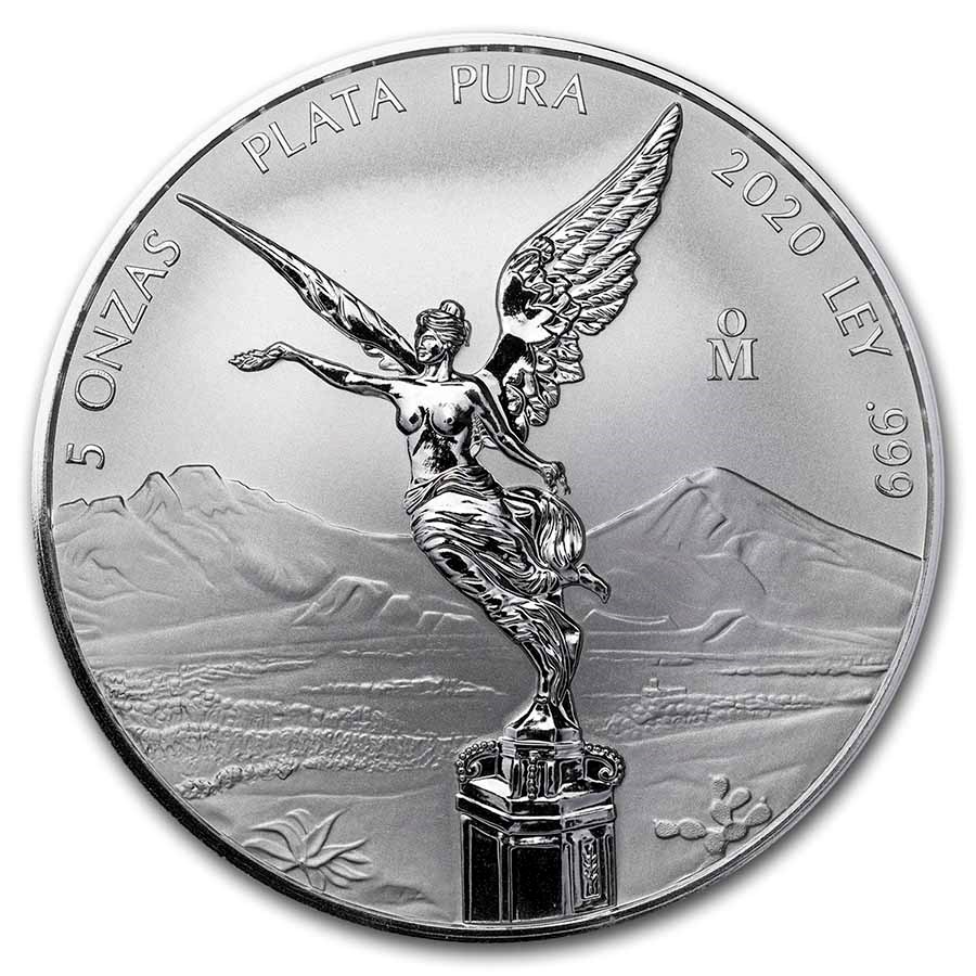 2020 Mexico 5 oz Silver Reverse Proof Libertad