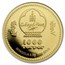 2020 Mongolia 1/2 gram Proof Gold Evolution (Diplocaulus)