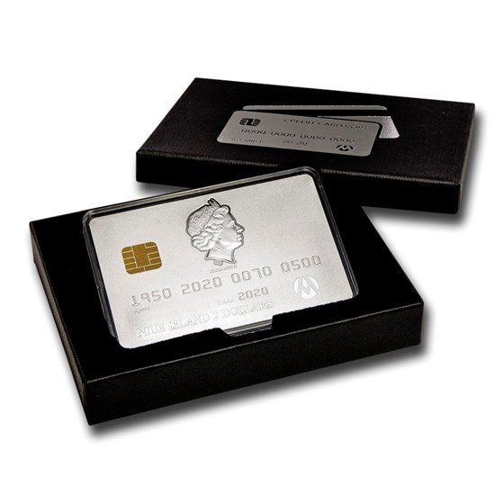 Buy 2020 Niue 1.5 oz Silver Credit Card Replica Coin | APMEX