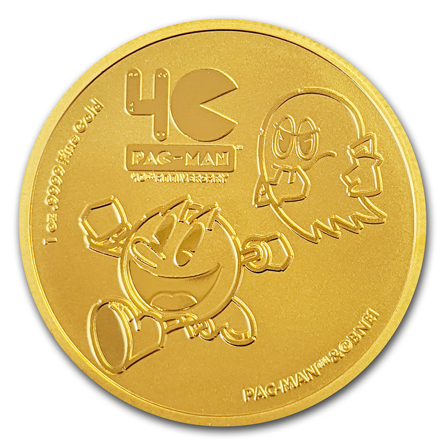 Buy 2020 Niue 1 oz Gold 250 PAC MAN 40th Anniversary Coin APMEX