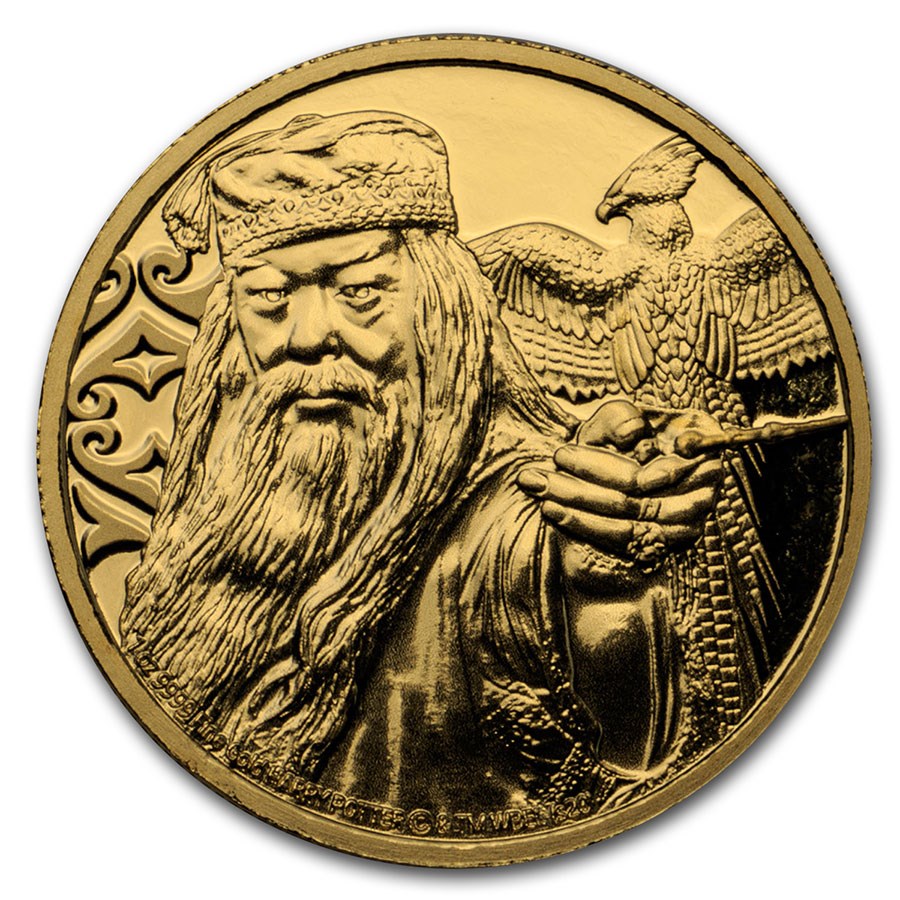 2020 Niue 1 oz Proof Gold: Albus Dumbledore