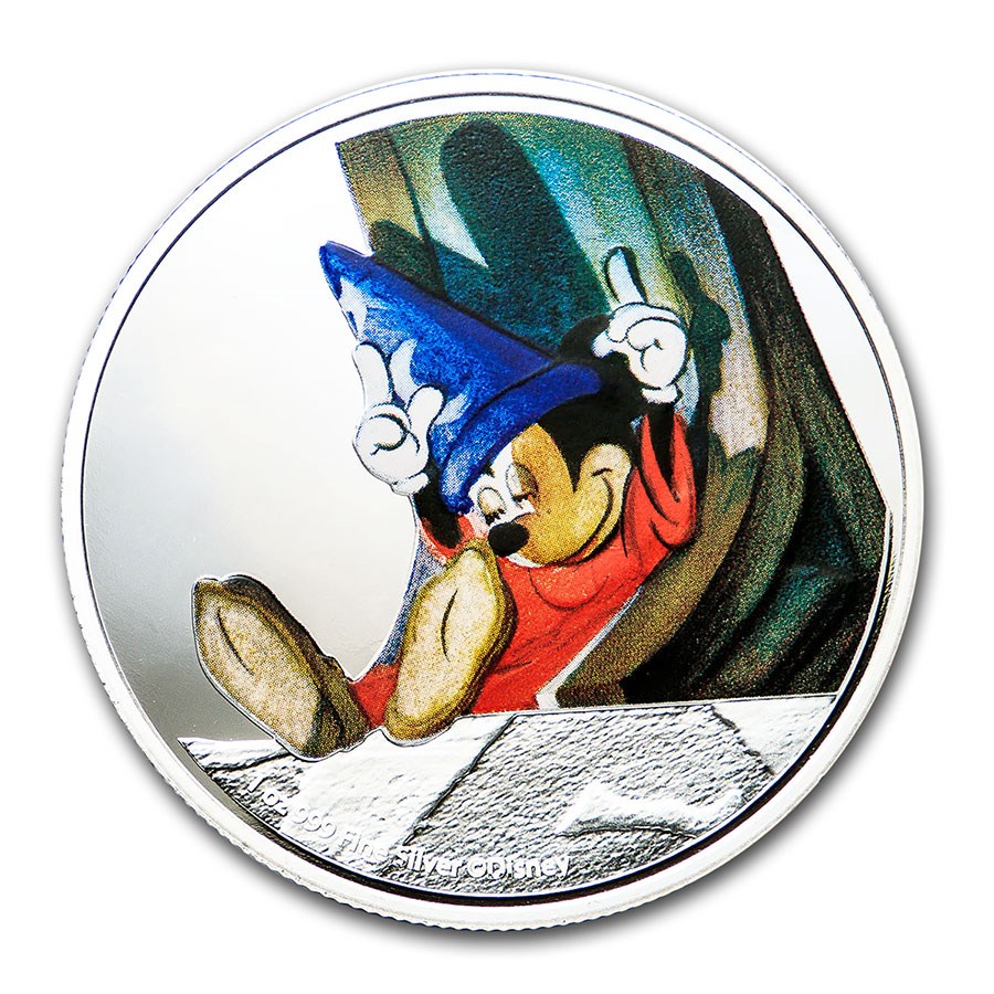 Buy 2020 Niue 1 oz Silver $2 Disney Fantasia 80th: Dozing Sorcerer | APMEX