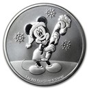 2020 Niue 1 oz Silver $2 Disney Mickey Mouse Christmas BU