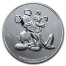 2020 Niue 1 oz Silver $2 Disney Mickey & Pluto BU