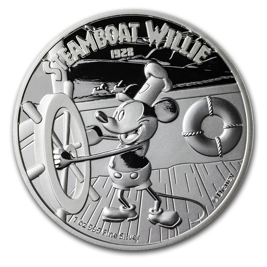 Buy 2020 Niue 1 oz Silver $2 Disney Steamboat Willie | APMEX