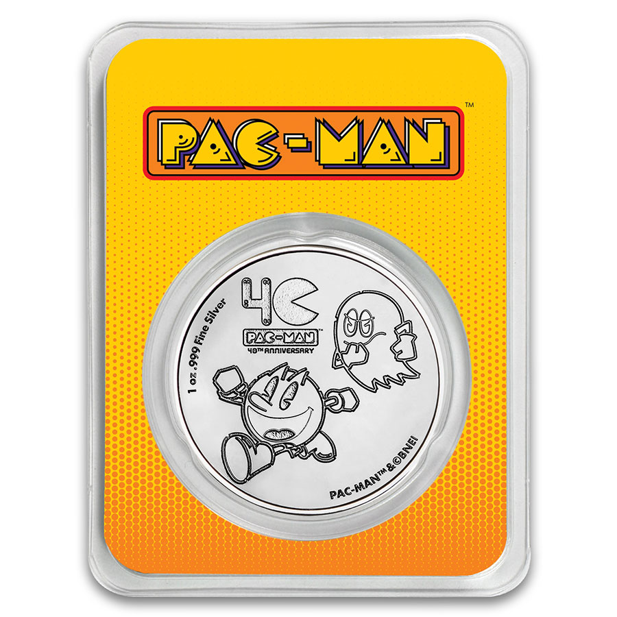 Buy 2020 1 oz Silver PAC-MAN 40th Anniversary Coin | APMEX