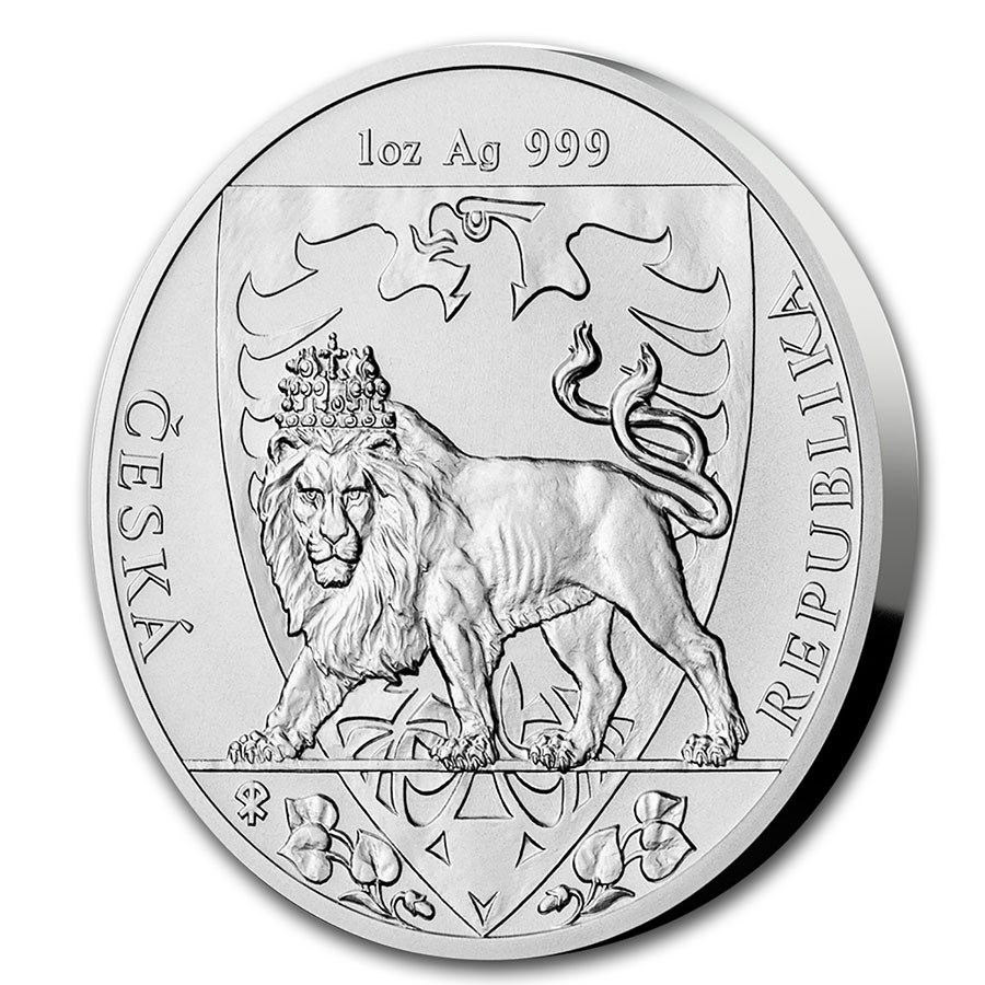 2020 Niue 1 oz Silver Czech Lion BU