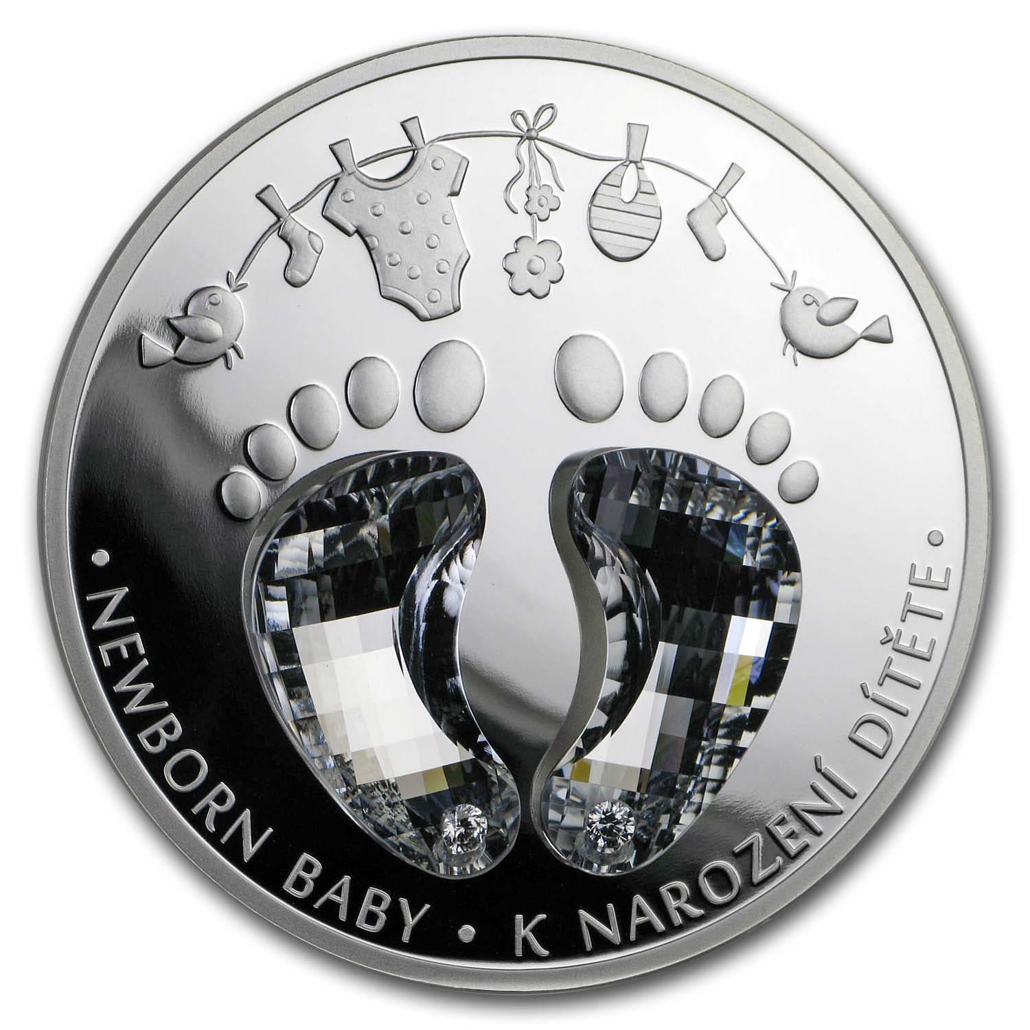 Buy 2020 Niue 1 Oz Silver Proof Crystal Coin: Newborn Baby | APMEX