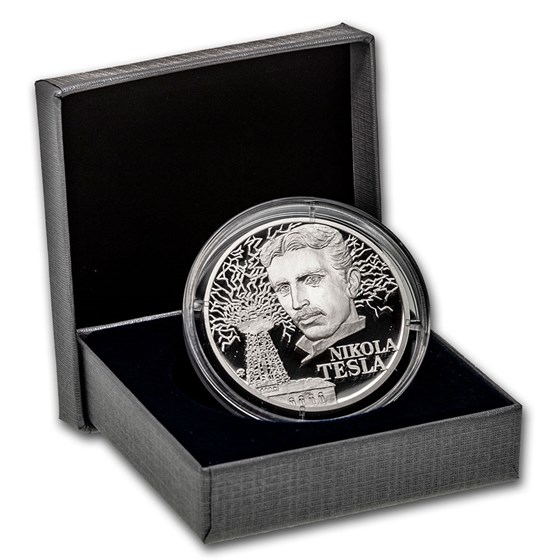 Buy 2020 Niue 1 Oz Silver Proof Geniuses Of The 19th Century Tesla Apmex